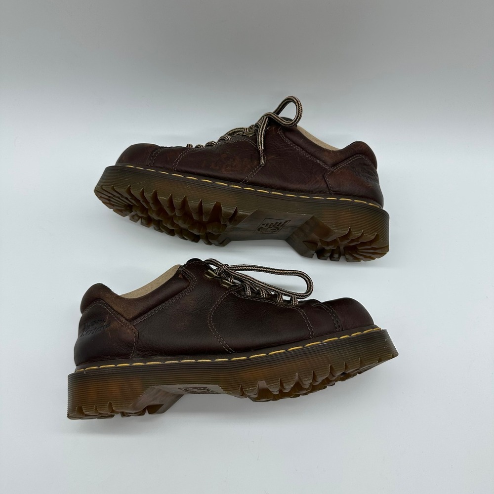 Vintage Dr. Martens Doc 10940 Size M8 / W9 in Grizzly Chunky Brown Leather Y2K - Picture 3 of 11
